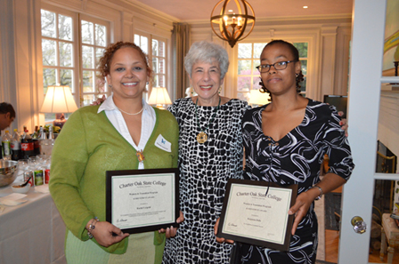 Dr. Merle Harris with award winners
