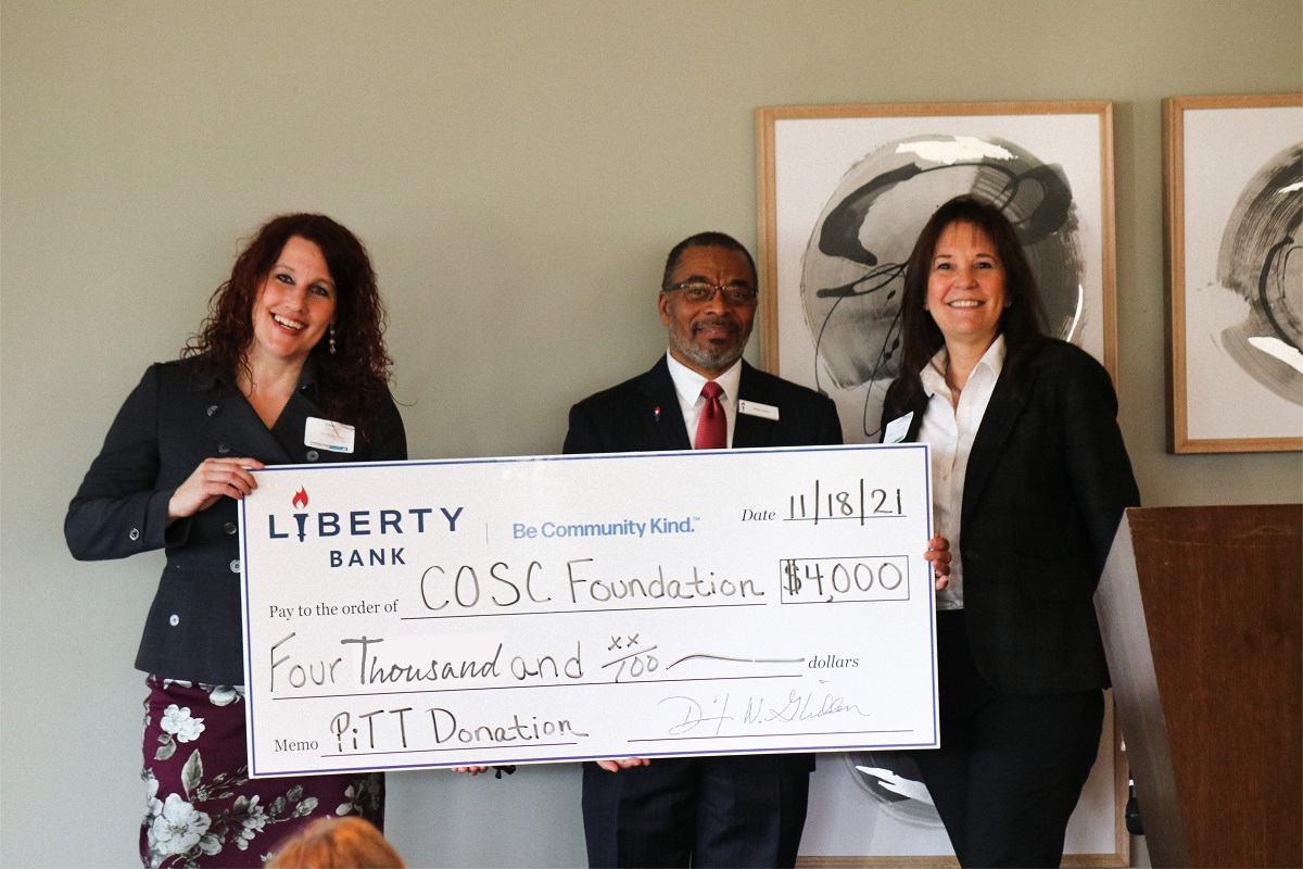 2021 Liberty Bank Check Presentation