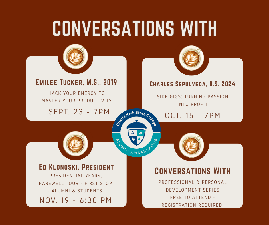 2025 Fall Conversations, list of upcoming personal and professional development series