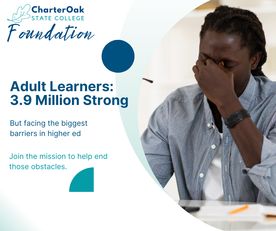 Give to Annual Appeal remove barriers for adult learners
