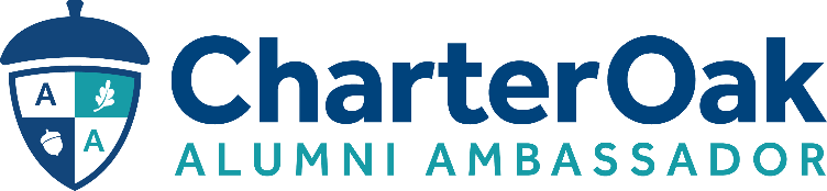 Charter Oak State College Alumni Ambassador Logo and Crest