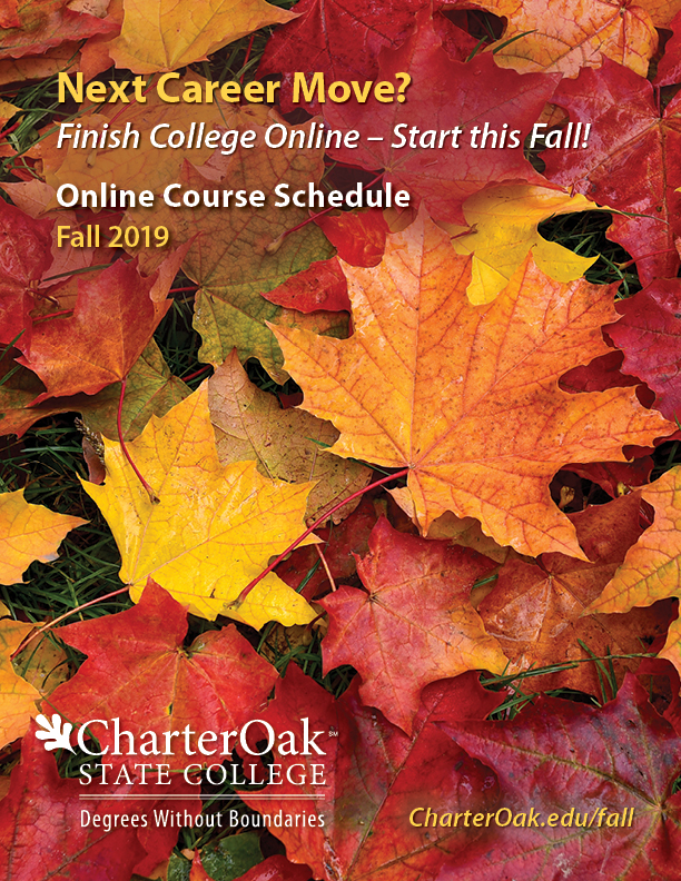 Charter Oak State College course brochure cover