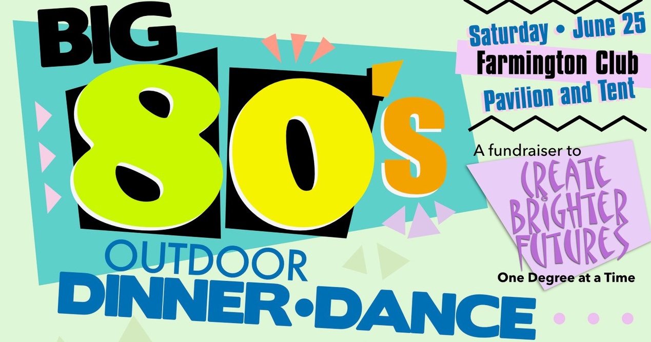 Save the Date Saturday June 25 2022 BIG 80s Dinner Dance Party