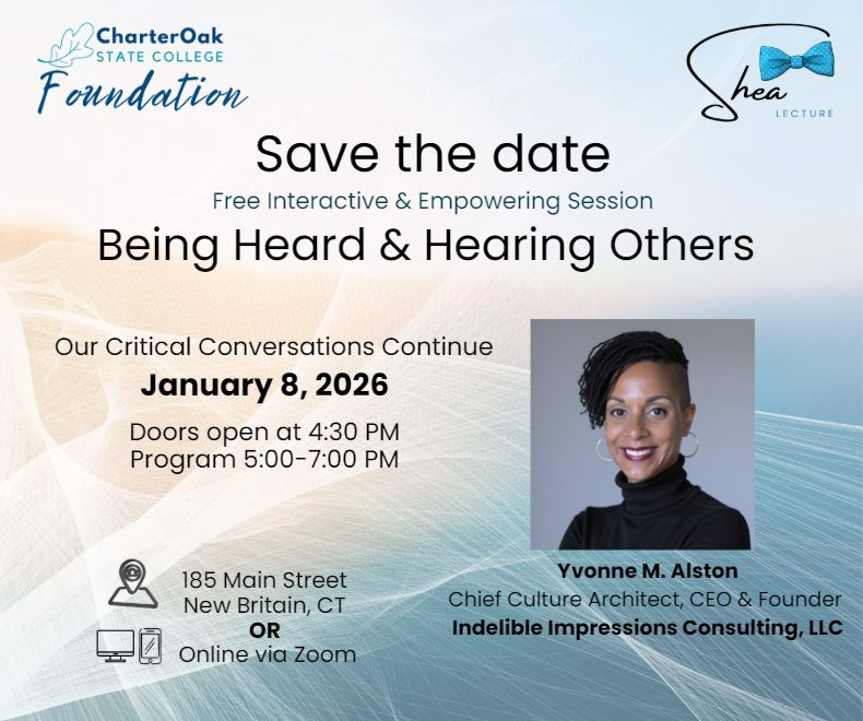 Shea Lecture January 8, 2026 promotional image with guest lecturer Yvonne Alston