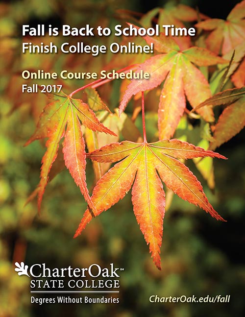Charter Oak State College course brochure cover
