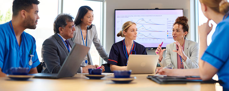 Group of healthcare professionals