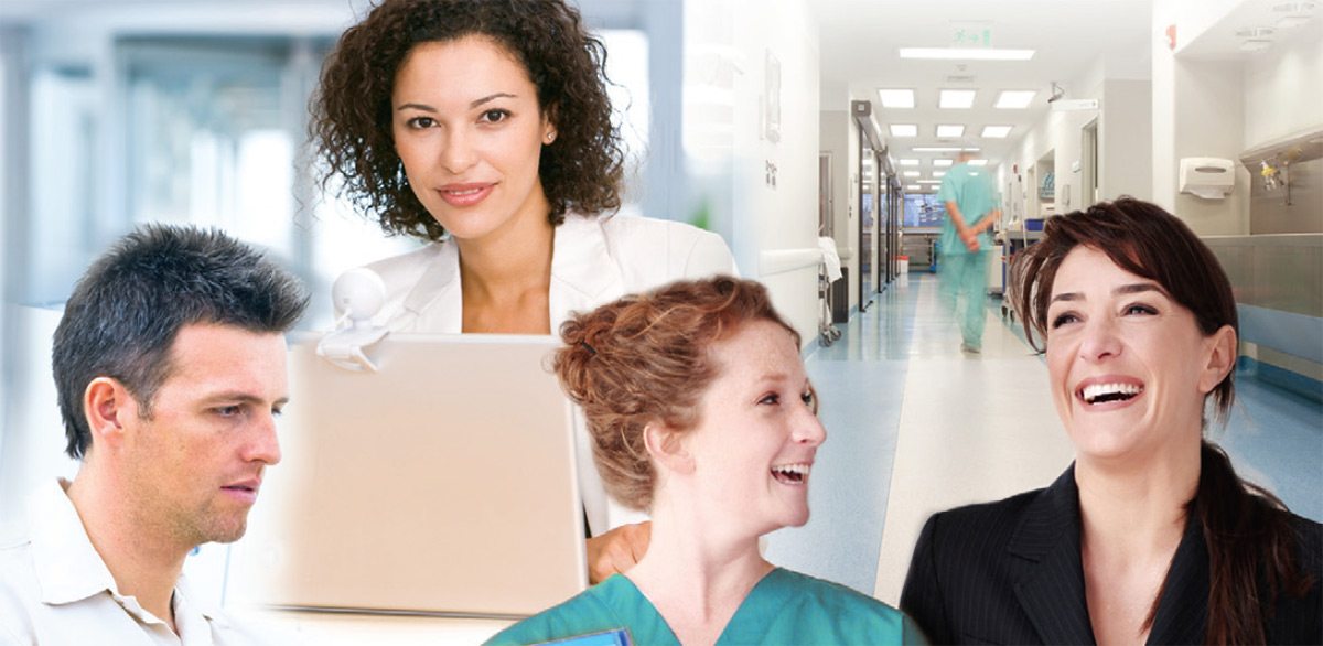 healthcare workers and students