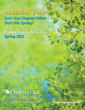 Charter Oak State College course brochure cover